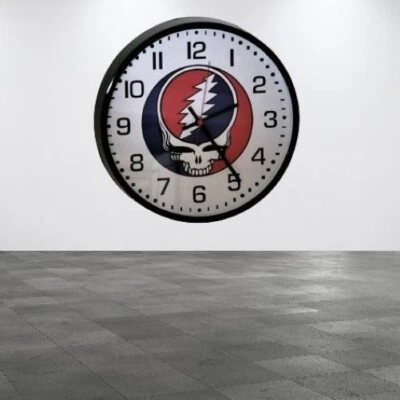 Reloj de Pared Grateful Dead Coleccionable 10" Roba Tu Cara Movimiento Cuarzo Silencioso Foto 1 de 4