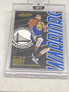 stephen curry 2018 absolute memorabilia uncirculated encased warriors MVP CHAMPS - Picture 1 of 9