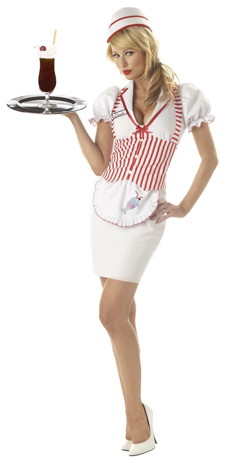 50's Soda Shop Sweetie Adult Costume - Image 1 of 1