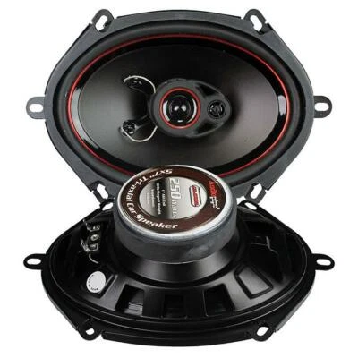 Altavoces de 3 vías Audiopipe CSL5703R 5x7" 250 vatios Redline (par) Foto 1 de 3