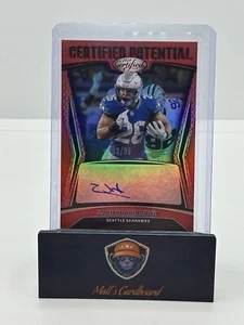 2024 Certified Zach Charbonnet Certified Potential Red Auto /99 - Picture 1 of 2