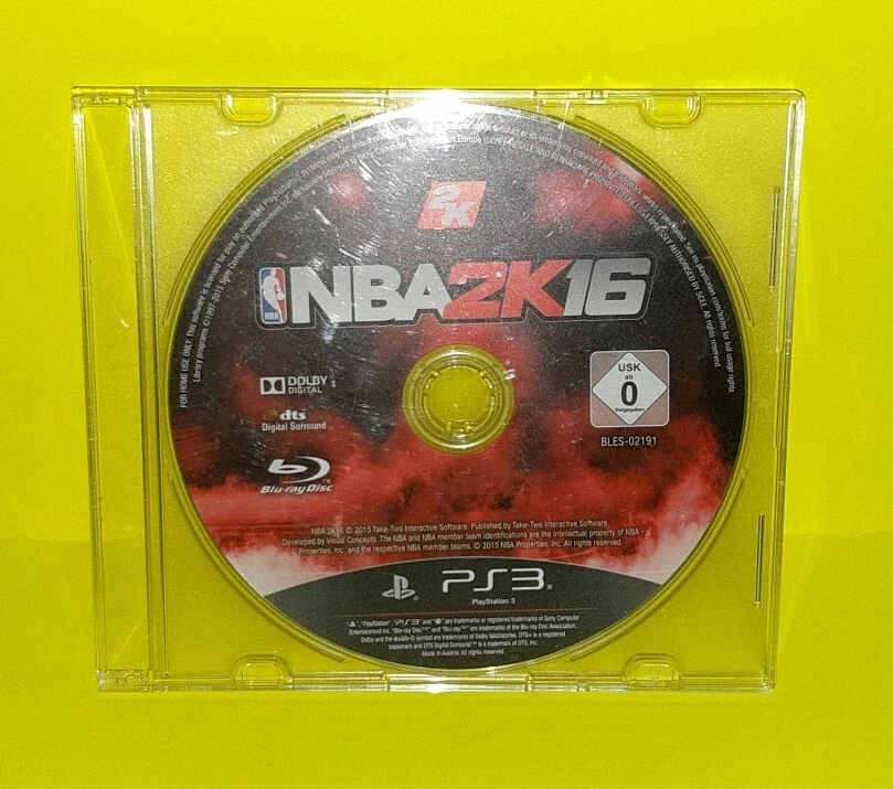 NBA 2K16 NBA2K16 2K 16 BASKET Playstation 3 PS3 Soccer Game Sport - Image 1 of 1