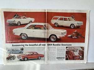 Vintage Double Page 1964 Rambler American - Picture 1 of 10