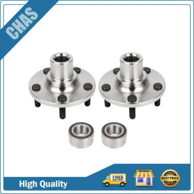 Pair (2) Front Wheel Hub Bearing For 2012-2018 Ford Focus 2013-2018 Ford C-MAX - Image 1 of 4