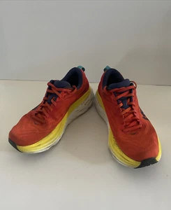 HOKA One One Bondi 8 Rojo Zapatos Tenis Para Hombre Talla 10D (1123202 RAFL) - Imagen 1 de 14