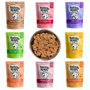 Barking Heads Dog Food Wet Adult / Puppy Feed Chicken Lamb Salmon Pouches 300g - Picture 1 of 17