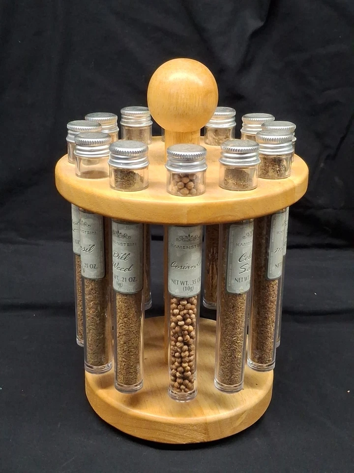 Tubo de ensayo giratorio soporte para especias 10,5" Foto 1 de 4