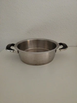 AMC Topf  Edelstahl Ø 27,5 cm - Höhe ca 8,5 cm --  Nr. 8066 - Bild 1 von 4