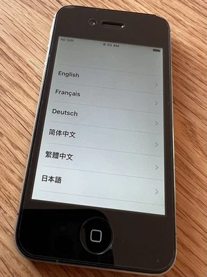 Apple iPhone 4S 16GB Schwarz A1387 ohne Simlock - Bild 1 von 4