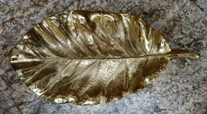 Classic Touch große blattform Servierschale goldfarben 19"x9" - Bild 1 von 6