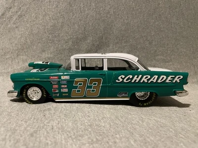 Racing Champions Ken Schrader Diecast #33 1955 Bel Air 1:24 Hot Rod Issue #4 - Image 1 of 4