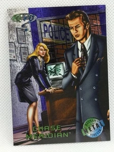 1995 Fleer Metal Batman Forever DC Card #52 CHASE MERIDIAN Val Kilmer - Picture 1 of 2
