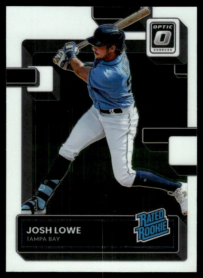 2022 Donruss Optic RATED ROOKIE Josh Lowe Rookie Tampa Bay Rays #55 - Image 1 of 2
