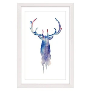 Marmont Hill Moose Paint Framed Painting Print - Picture 1 of 1