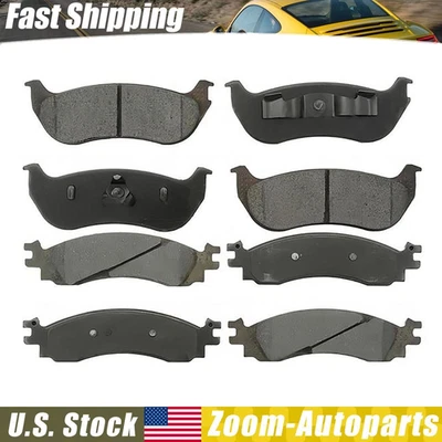 Front & Rear Brake Pads Kit For 2007 2008 2009 2010 Ford Explorer Sport Trac - Image 1 of 4