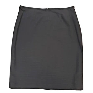 Le Suit Skirt Womens Size 14 Navy/Black Textured Pencil Career Basics Knee Lengt - Picture 1 of 9