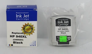 Ricambio per cartuccia inchiostro nero HP 940XL C4906AN nuovo chip mai aperto made in USA - Foto 1 di 9