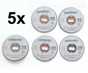 5x original Dremel Trennscheiben SC456 gerade 38 mm Metall Schruppscheiben NEU - Bild 1 von 5