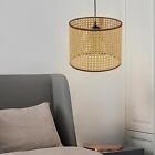 Handwoven Lamp Shade E27 Pendant Light Cover Classic for Hotel Bedroom Cafe
