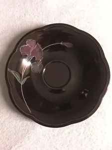 MIKASA RONDO TANGO Shiny Black EJ 702 Saucer - Picture 1 of 2