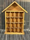 VINTAGE WOODEN THIMBLE DISPLAY STAND STORAGE TREEN