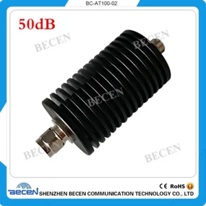 RF fester Koaxialdämpfer 100W N Dämpfer 50 db Stecker auf Buchse DC-3GHZ 50 Ohm - Bild 1 von 7