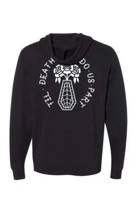 Nuevo Unisex Ink Addict Til Death Jersey Sudadera Negro/Blanco XSMALL-3XLARGE - Imagen 1 de 3