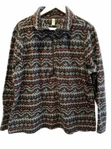Exertex Women’s 1x 1/4 Zip Fleece Pullover Outside Themed - Picture 1 of 8