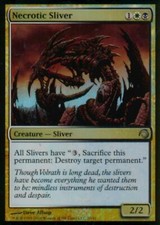 Necrotic Sliver Foil | EX | PDS: Slivers | Magic MTG