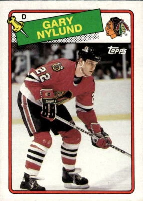 1988-89 Topps Gary Nylund #15 Chicago Blackhawks - Image 1 of 2