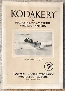 " KODAKERY, FEBRUARY 1922 " PB VG BROWNIE CAMERA TIPS FOR PHOTOGRAPHERS - Foto 1 di 1