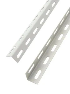 Montanti Angolari in Acciaio per Ripiani Scaffali Scaffalatura 35x35mm h. 250 cm - Foto 1 di 1