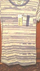 T2love girls size 14 purple striped Soft tshirt NWT - Picture 1 of 4