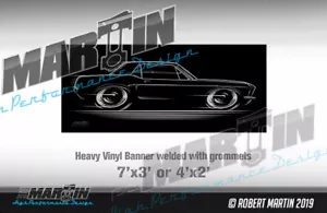 Big Banner 1967 1968 Mustang Coupe design '67 '68 - Picture 1 of 24
