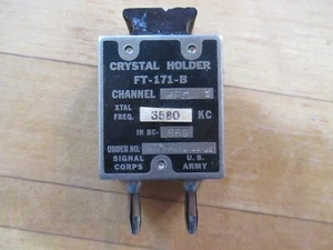 FT-171-B 3580 KC kHz Radio Crystal for Ham/amateur/paraset/BC-669 transmitter - Zdjęcie 1 z 6