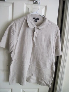Alfani Mens Shirt Short Sleeve Polo Style Cotton Size M - Picture 1 of 2