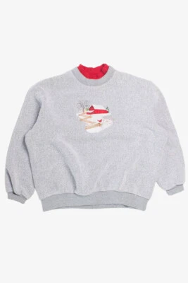 Moletom de Natal cinza feio 58231 - Imagem 1 de 2