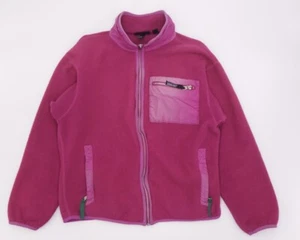 Vintage Patagonia Fleece Jacket Girls Size 12 Pink Made In The USA - Picture 1 of 9