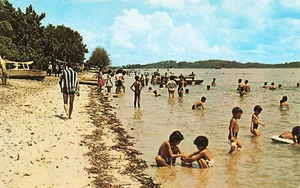 Singapur China Der berühmte Changi Strand Kinder Postkarte - Bild 1 von 2