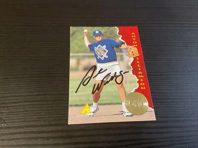 Antone Williamson Signed 1995 Pinnacle #169 Card - Image 1 of 2