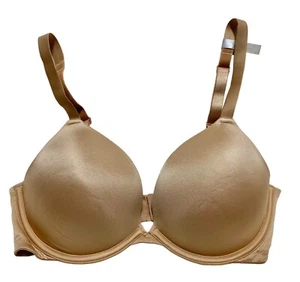 AMBRIELLE 38D Beige UNDERWIRE PUSH UP BRA PADDED - Picture 1 of 6