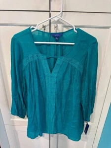 Neu Apt 9 2 Damenoberteile in 1 grün modisches Top & Tanktop XL Wert 44 $ - Bild 1 von 4