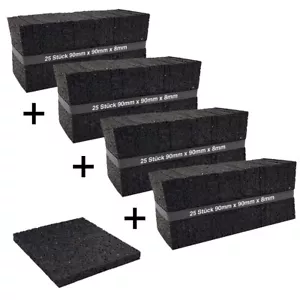 100 piezas almohadilla de terraza 8 mm almohadillas de terraza granulado de goma almohadillas protectoras de construcción, almohadillas - Imagen 1 de 5