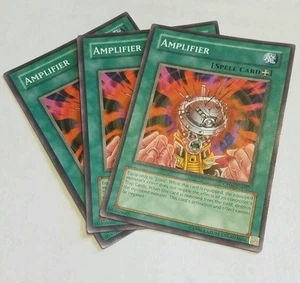 YUGIOH Champion Pack Amplifier CP06-EN017 Mint Qty x3 Unplayed Playset - Picture 1 of 1