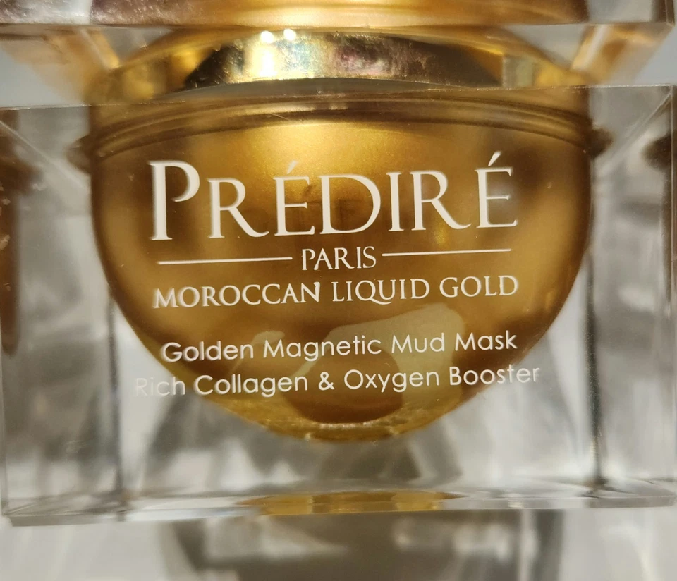PREDIRE PARIS Moroccan Liquid Gold Magnetic Mud Mask Collagen Oxygen 4.23 fl oz - Imagem 1 de 3