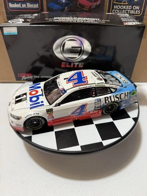Kevin Harvick ELITE #4 Mobil 1 Busch Beer 2018 1/24 Nascar Diecast - Image 1 of 4