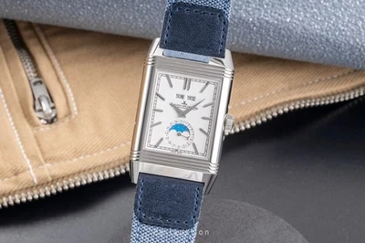Jaeger LeCoultre Reverso Tribute Calendar Stahl Ref. Q3918420  216.8.D3 B&P 2023 - Bild 1 von 4