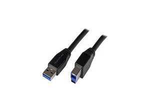 StarTech.com 10m 30 ft Active USB 3.0 USB-A to USB-B Cable - M/M - USB A to B - Picture 1 of 5