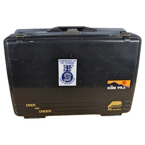 Plano 1257 Over And Under Tackle Box Gray 16x12x7 Fishing Vintage - Picture 1 of 20