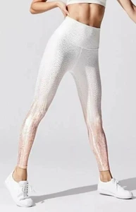 Beyond Yoga Drip Dot High Rise Midi 7/8 Legging Creme Rose Gold Athleisure Gr. LG - Bild 1 von 8